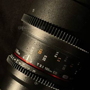 Samyang 100 mm  / t 3.1 Macro Cine lens 100mm 3.1