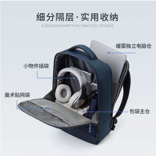 新秀麗Samsonite雙肩包電腦包16英寸男女商務背囊 背包書包旅行包通勤大容量手提電腦...