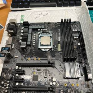 Asrock H370M Pro4 motherboard +INTEL i7 8700 cpu HK$1,000
