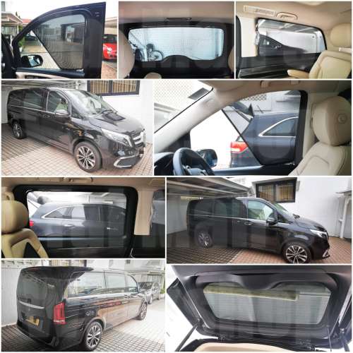 Benz EQV V250 V260 全車磁石濾光窗網太陽擋