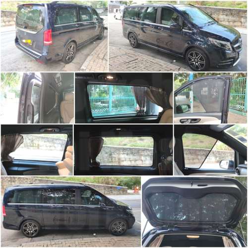Benz EQV V250 V260 全車磁石濾光窗網太陽擋