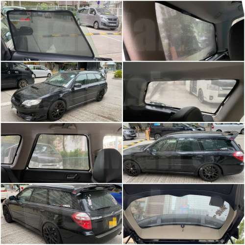 Subaru Legacy 全車磁石濾光窗網太陽擋