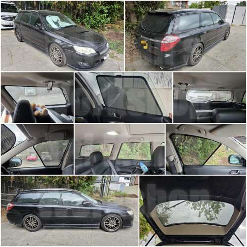 Subaru Legacy 全車磁石濾光窗網太陽擋
