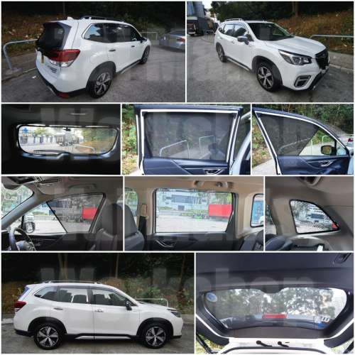 Subaru Forester 全車磁石濾光窗網太陽擋