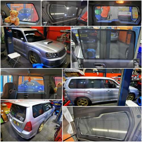 Subaru Forester 全車磁石濾光窗網太陽擋