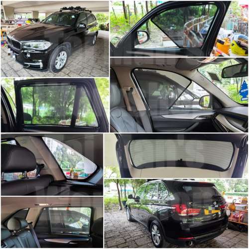 BMW X5 全車磁石濾光窗網太陽擋