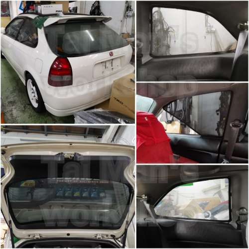 Honda Civic TypeR EK9 全車磁石濾光窗網太陽擋