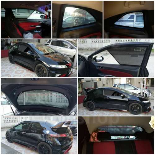 Honda FN2 FK2 Civic Type R 全車磁石濾光窗網太陽擋