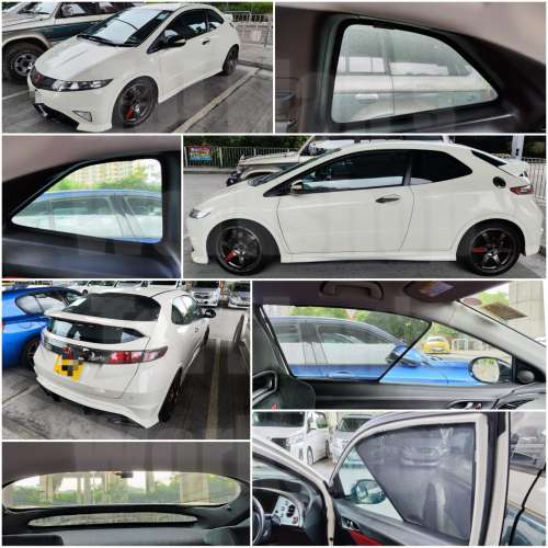 Honda FN2 FK2 Civic Type R 全車磁石濾光窗網太陽擋