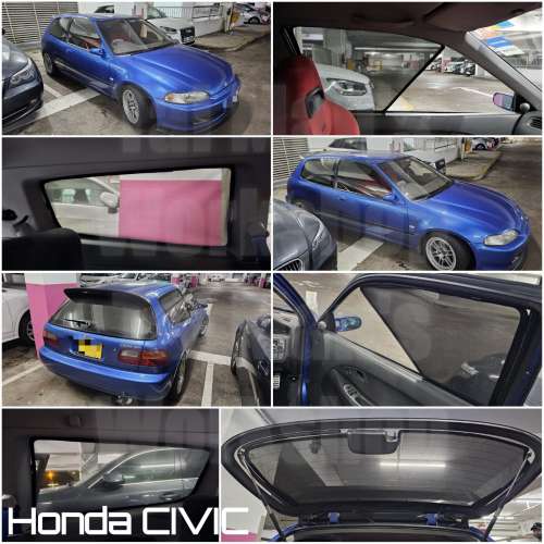 Honda Civic EG EF 全車磁石濾光窗網太陽擋