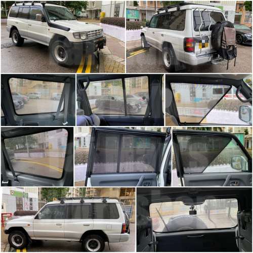 Mitsubishi Pajero 全車磁石濾光窗網太陽擋