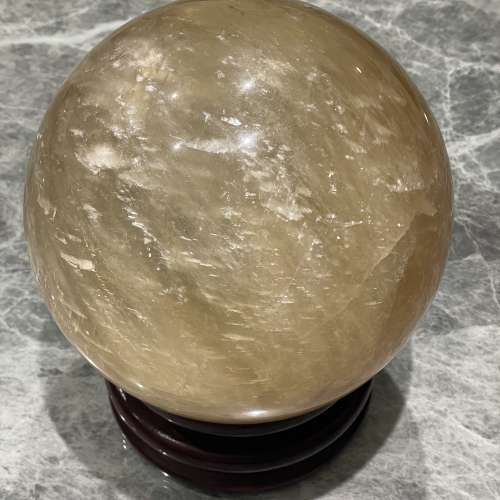 頂級 巨型 黃水晶 - 24.9lbs - (11.29kg) - 圓周 628mm 直徑200mm 水晶球