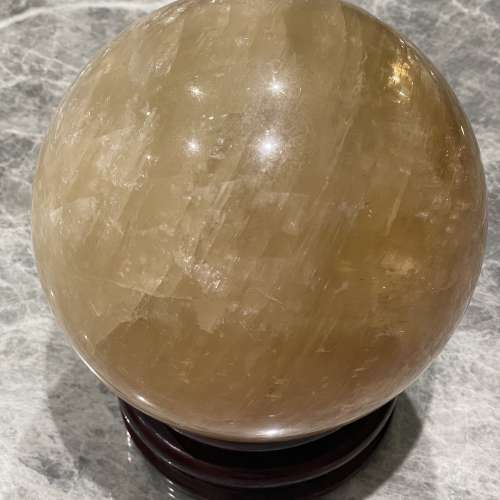 頂級 巨型 黃水晶 - 24.9lbs - (11.29kg) - 圓周 628mm 直徑200mm 水晶球