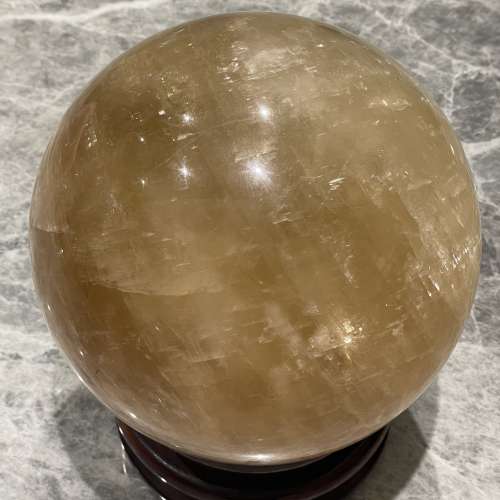 頂級 巨型 黃水晶 - 24.9lbs - (11.29kg) - 圓周 628mm 直徑200mm 水晶球