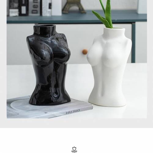 北歐風人體藝術花樽