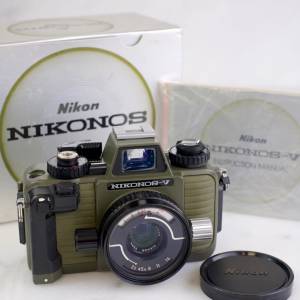 （全球唯一全新貨品）Nikonos V Waterproof Film Camera with Lens ( Green Colour)