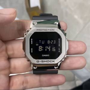 卡西歐小方塊手錶gm5600防水運動腕錶