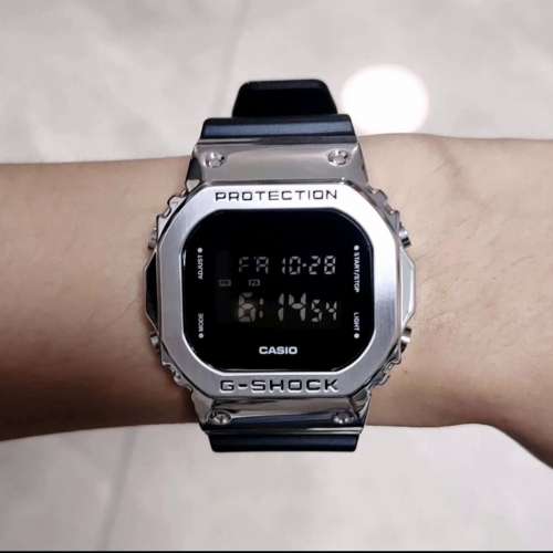 卡西歐小方塊手錶gm5600防水運動腕錶