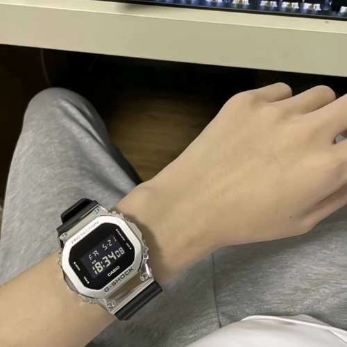 卡西歐小方塊手錶gm5600防水運動腕錶