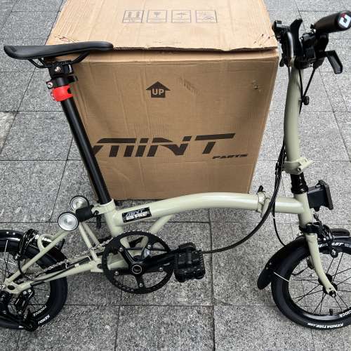 最新版本 MINT BOB 3  14吋 3速鉻鉬鋼車架 小布式折叠車