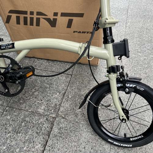 最新版本 MINT BOB 3  14吋 3速鉻鉬鋼車架 小布式折叠車
