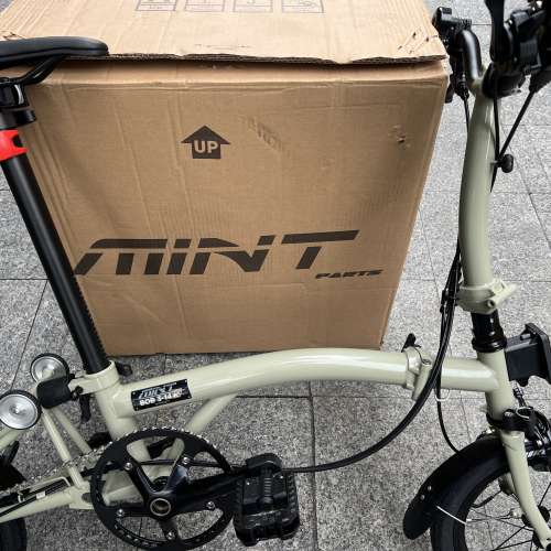 最新版本 MINT BOB 3  14吋 3速鉻鉬鋼車架 小布式折叠車