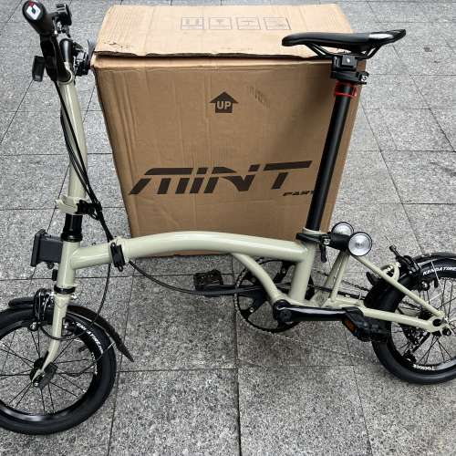 最新版本 MINT BOB 3  14吋 3速鉻鉬鋼車架 小布式折叠車