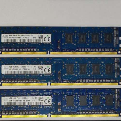 SK hynix 海力士 DDR3-1600 4GB Desktop Ram