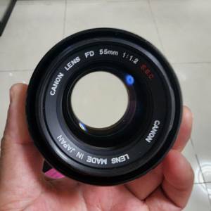 canon fd 55mm 1.2 ssc