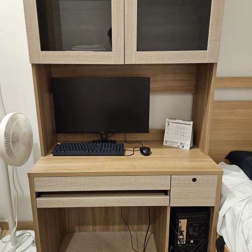 實惠工作檯連書櫃
