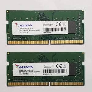 2 PCS of ATADA DDR4 16GB (TOTAL 32GB) 2666 SO-DIMM