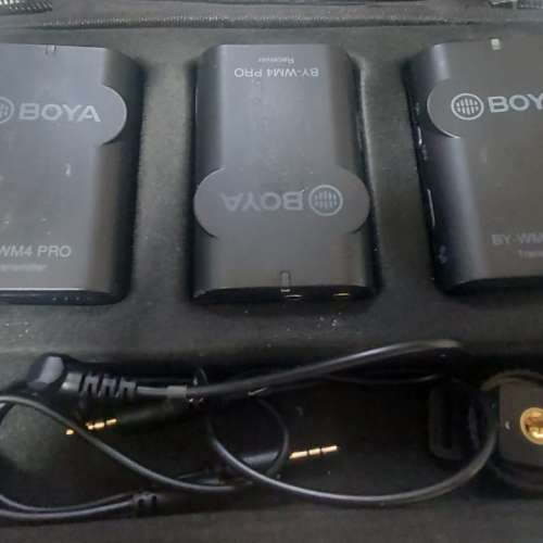 BOYA BY-WM4 PRO-K2  1對2 無線咪高峰組 (適用手機/相機 無線領夾麥 無線mic)