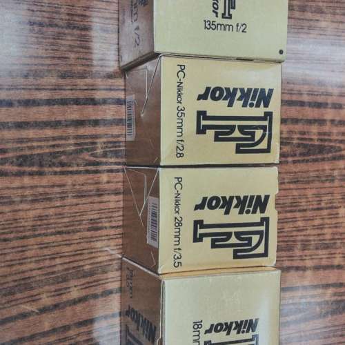 （全球唯一全新貨品）Vintage Nikkor F 18mm f/3.5Lens & Other Lenses ( 每個不同價...