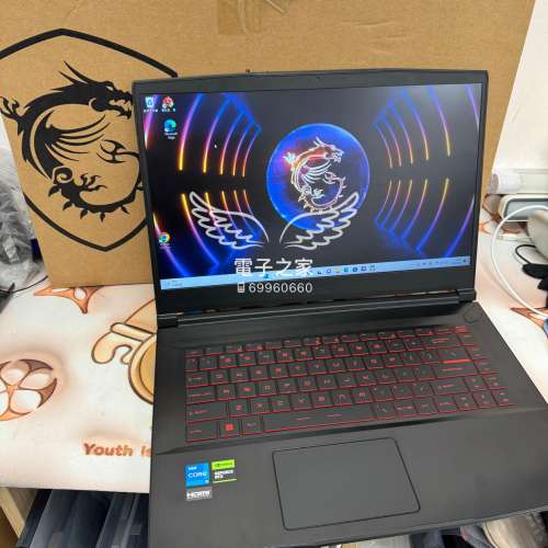 (荃灣實體店💓仲有兩年保養 電競筆電,新款RTX) MSI電競系列 GAMING i5 12450H /8,1...