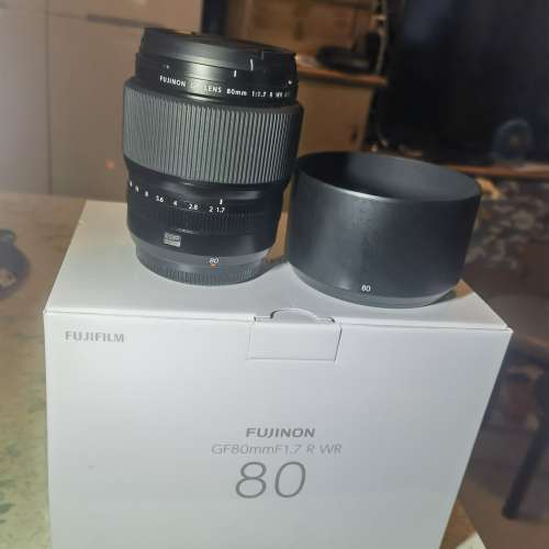 FUJIFILM GF80 GF80MM 80MM F1.7 90%新