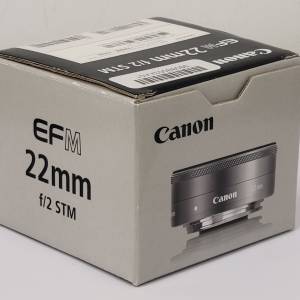 全新 Canon EF-M 22mm f2 STM (灰銀色) - 全新水貨