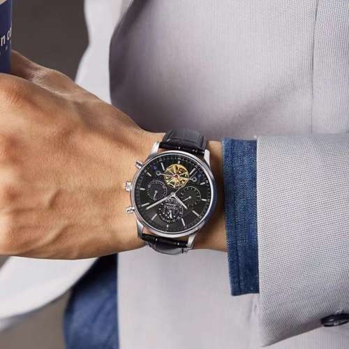 高檔男士手錶2024新款全自動機械運動防水高檔次