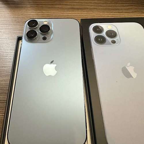 90%新 港行iPhone 13 pro max 256天峰藍色 ，電池健康度85%