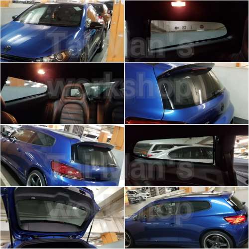 Volkswagon Scirocco濾光窗網太陽擋