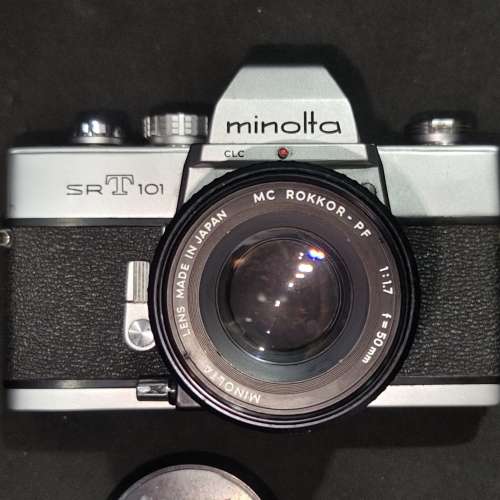Minolta SRT101 + 50/1.7 MC rokkor PF