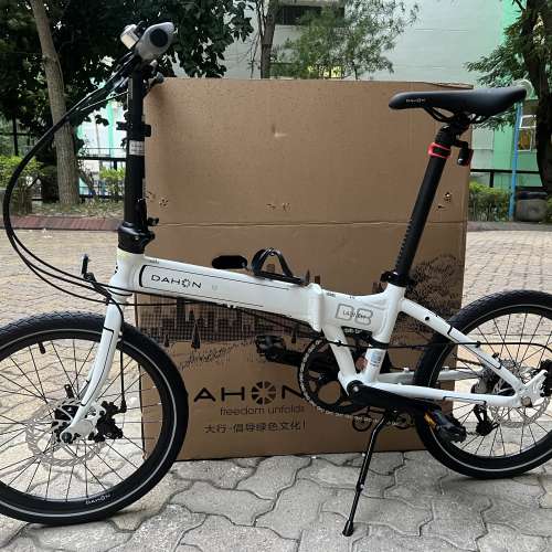 DAHON KBA083 LANCH D8 8速 20吋 碟剎 鋁合金 折叠車 送水架前後蛙燈叮叮