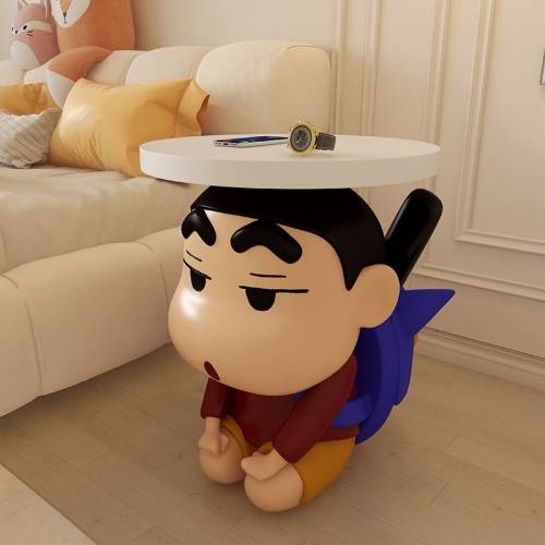 蠟筆小新茶几玻璃