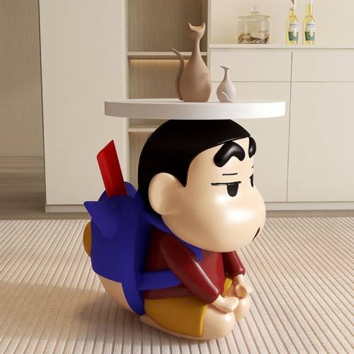 蠟筆小新茶几玻璃