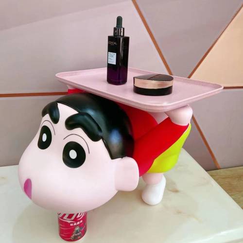 蠟筆小新屁股電話座可放盤