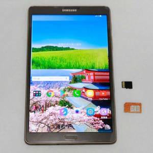 原装套可插card上網打電話新淨無盒Samsung Tab S 8.4 4G 16GB Android 6.0.1已裝My...