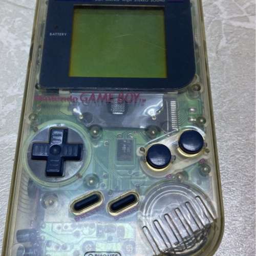 絕版透明gameboy 一部 品相如圖 音量及畫面正常 葵興試機 當聖誕禮物送俾人一流