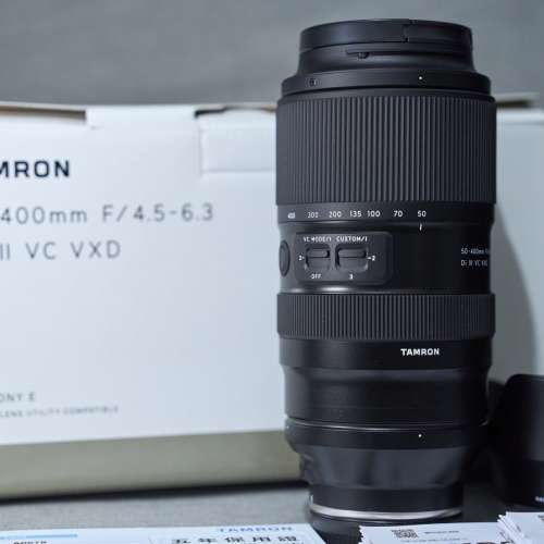 Tamron 50-400mm F/4.5-6.3 Di III VC VXD 行貨7年保到2030/8 鏡頭 Sony E-mount