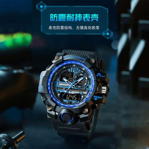 鋼鐵の心多功能機械手表電子手表