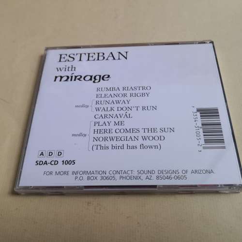 ESTEBAN WITH MIRAGE / RUN A WAY 美版