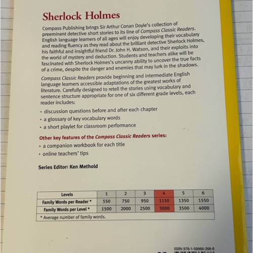 COMPASS CLASSIC READERS Level 4 : Sherlock Holmes (Sir Arthur Conan Doyle)